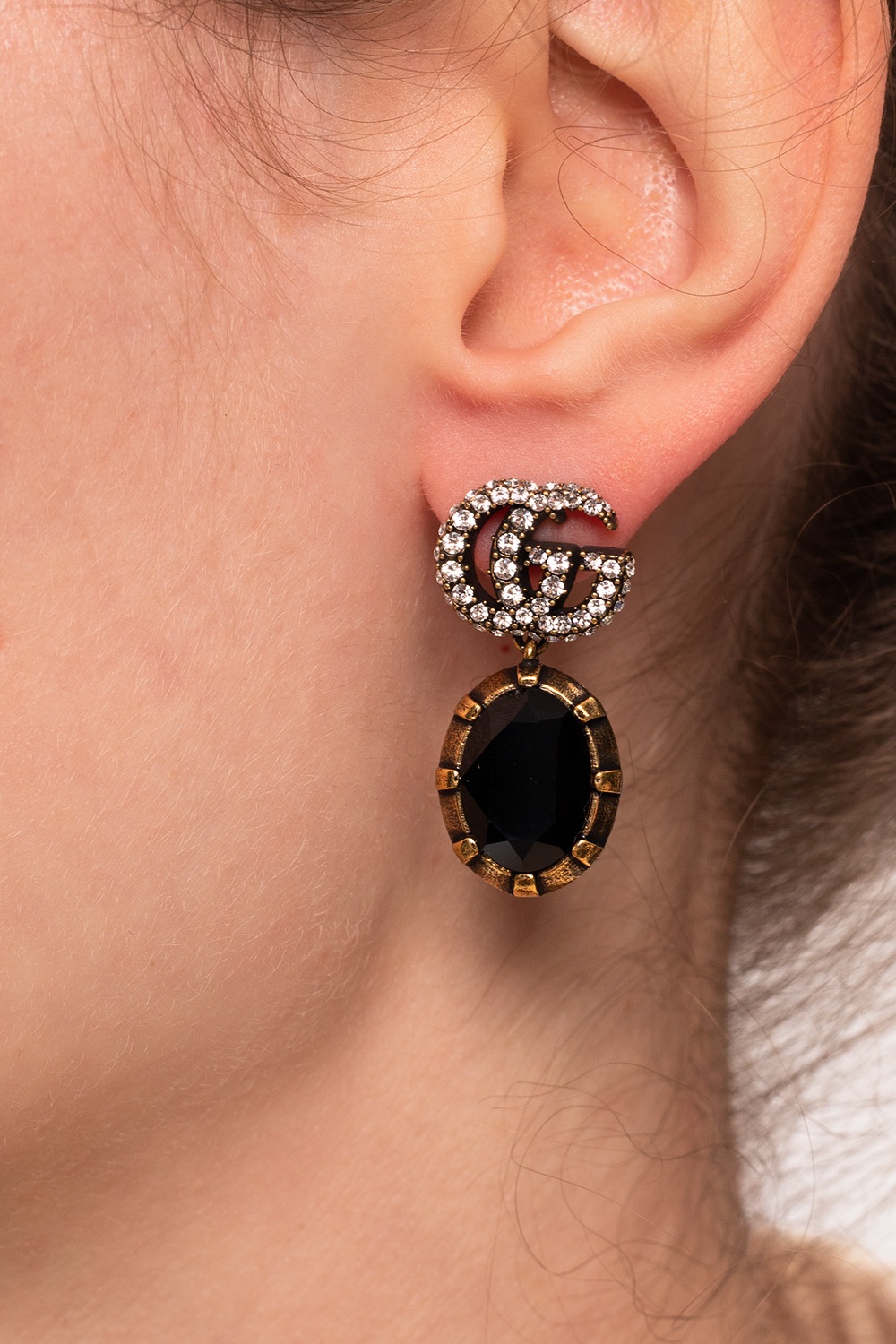 Black shop gucci earrings